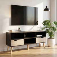 Thumbnail for Mueble TV 50” con Almacenamiento Moderno de Madera