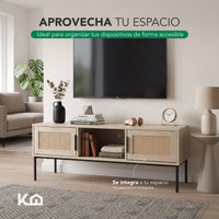 Thumbnail for Mueble TV 60” Centro de Entretenimiento Madera Moderno