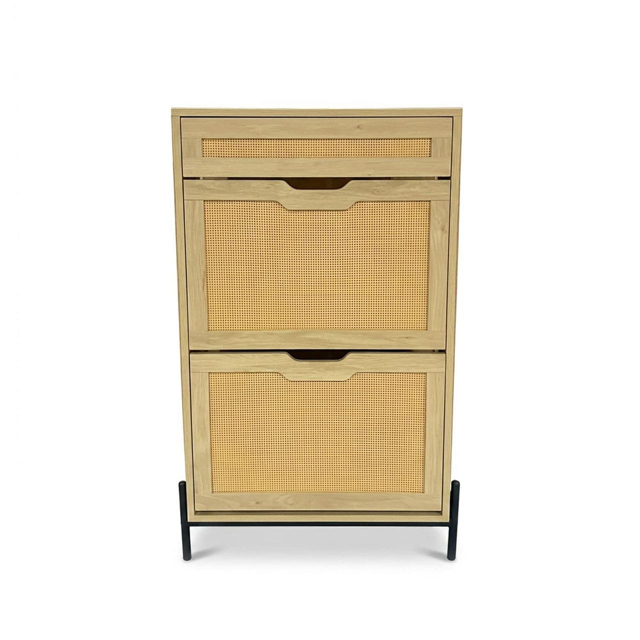 Mueble Zapatero Armario Organizador con 2 Niveles 15 Pares