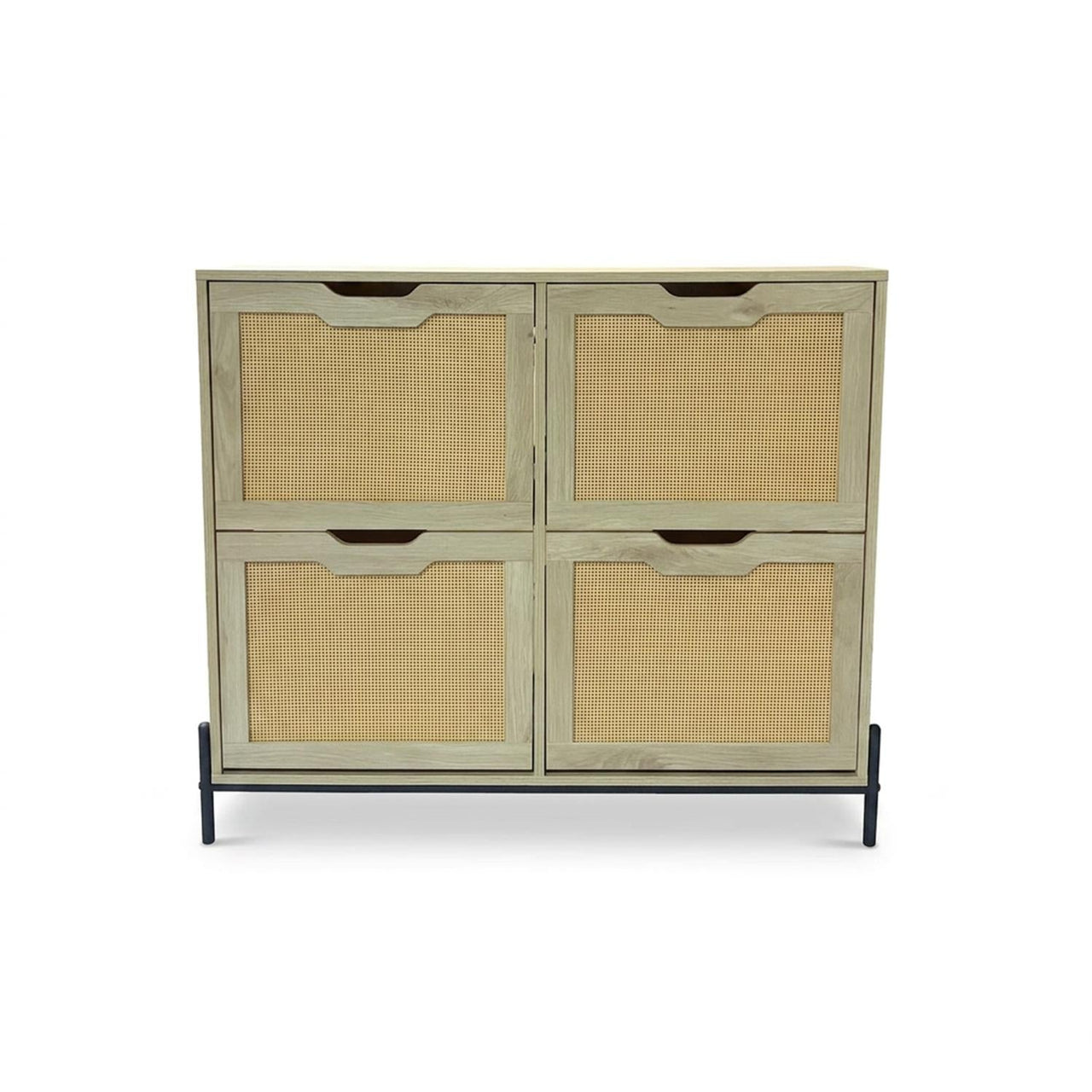 Mueble Zapatero Armario Organizador con 4 Cajones 24 Pares