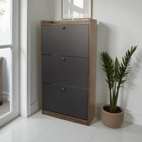 Thumbnail for Mueble Zapatero Gabinete Madera Organizador con 3 Niveles