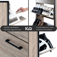 Thumbnail for Mueble Zapatero Gabinete Organizador con 3 Niveles