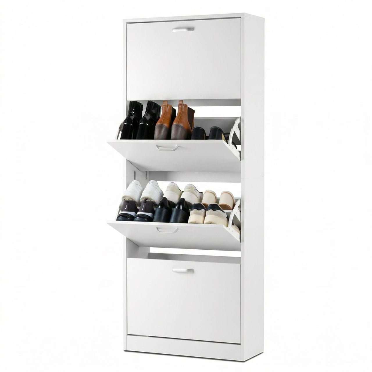 Mueble Zapatero Organizador Calzado 4 Cajones Madera