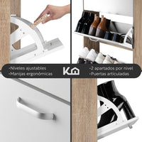 Thumbnail for Mueble Zapatero Organizador Calzado 4 Cajones Madera