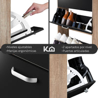 Thumbnail for Mueble Zapatero Organizador Calzado 4 Cajones Madera