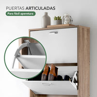 Thumbnail for Mueble Zapatero Organizador Calzado 4 Cajones Madera