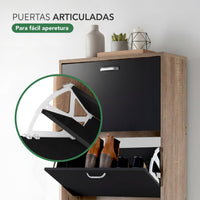 Thumbnail for Mueble Zapatero Organizador Calzado 4 Cajones Madera