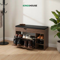 Thumbnail for Mueble Zapatero Organizador Zapatos con Taburete