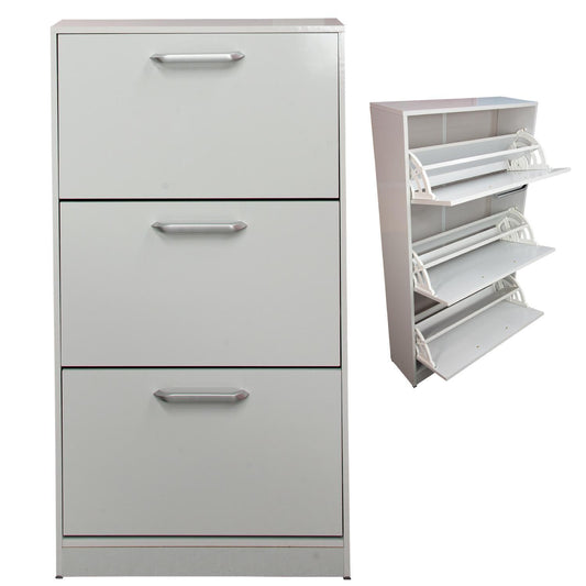 Mueble Zapatero Zapatera Organizador Madera 18 Pares HogarSH18 - BLA