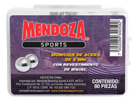 Thumbnail for Municion de Acero Para Resortera 9 mm 80 Piezas MRE-005 Mendoza