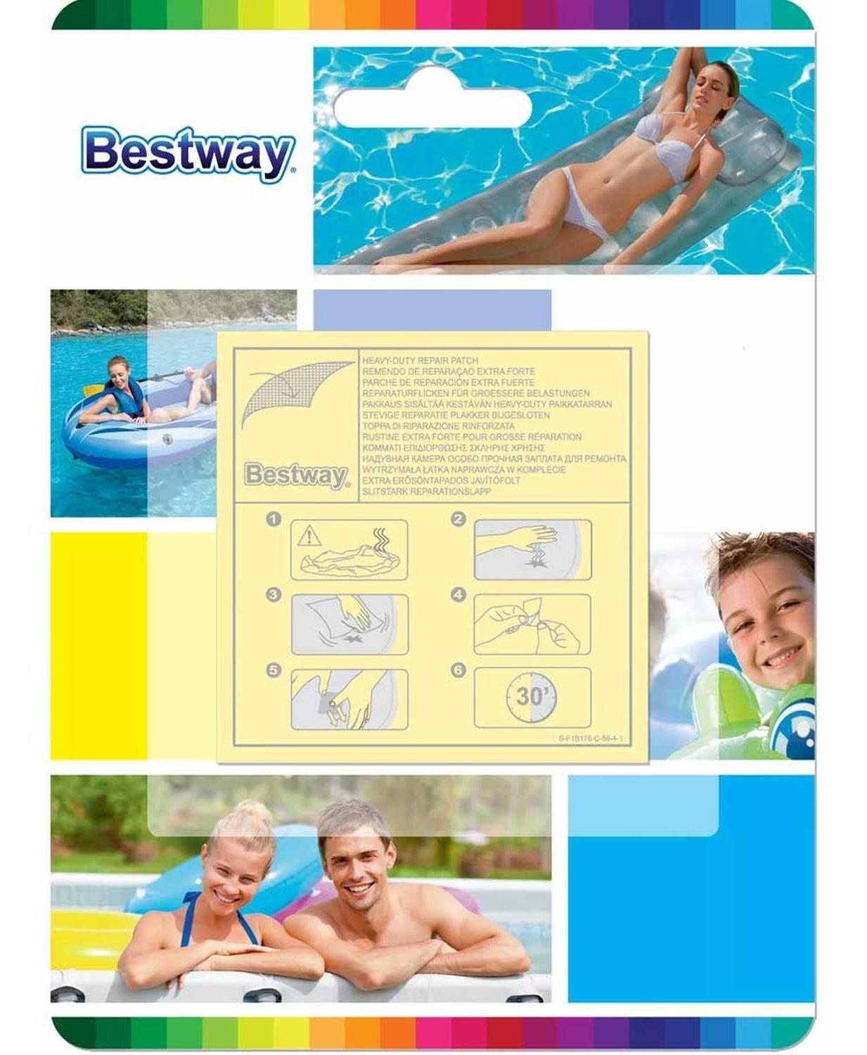 Parche de Reparación Resistente para Inflables 65x65 cm 62068 Bestway