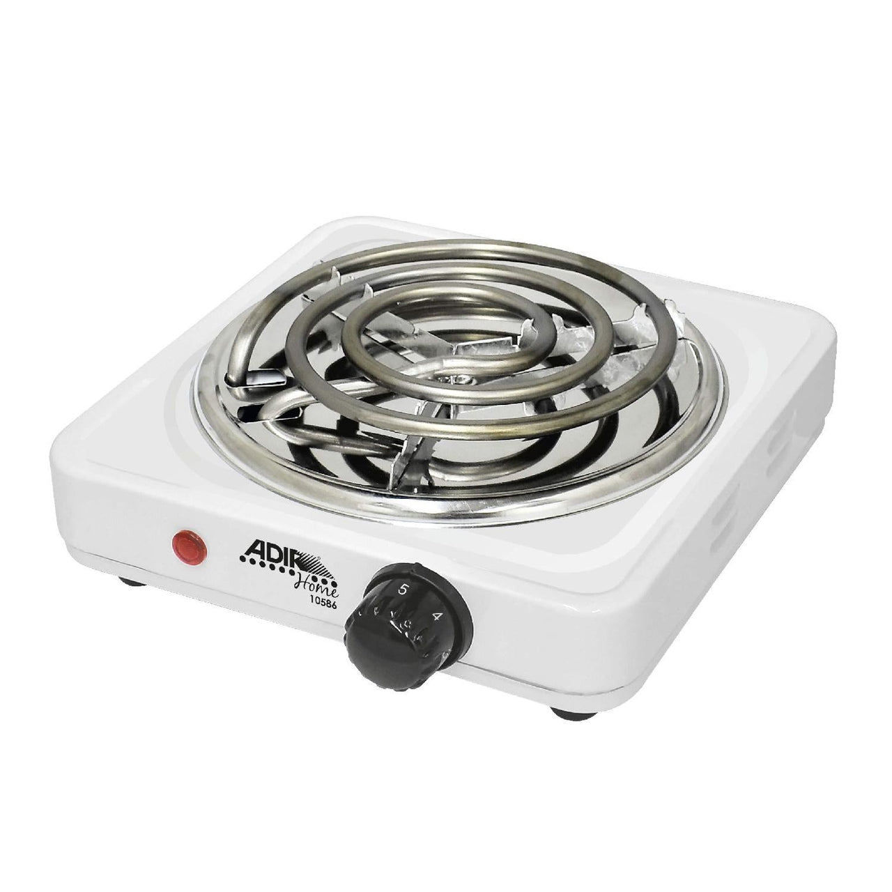 Parrilla Eléctrica 1 Quemador Blanca Con Termostato Adir