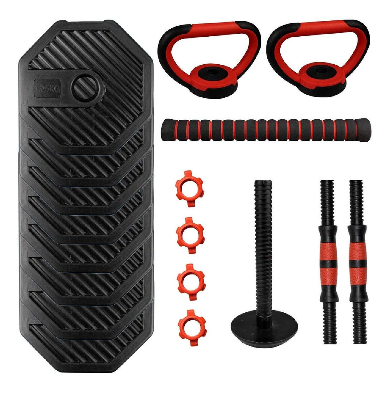 Pesas Set Entrenamiento 4 en 1 Mancuernas hasta 10 kg