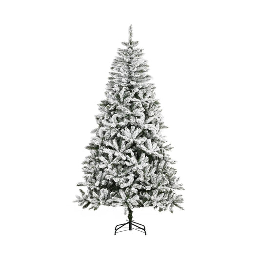Pino de Navidad Nevado 1.80 m con 800 Ramas DecoraciónXMASTREE180P-NEV