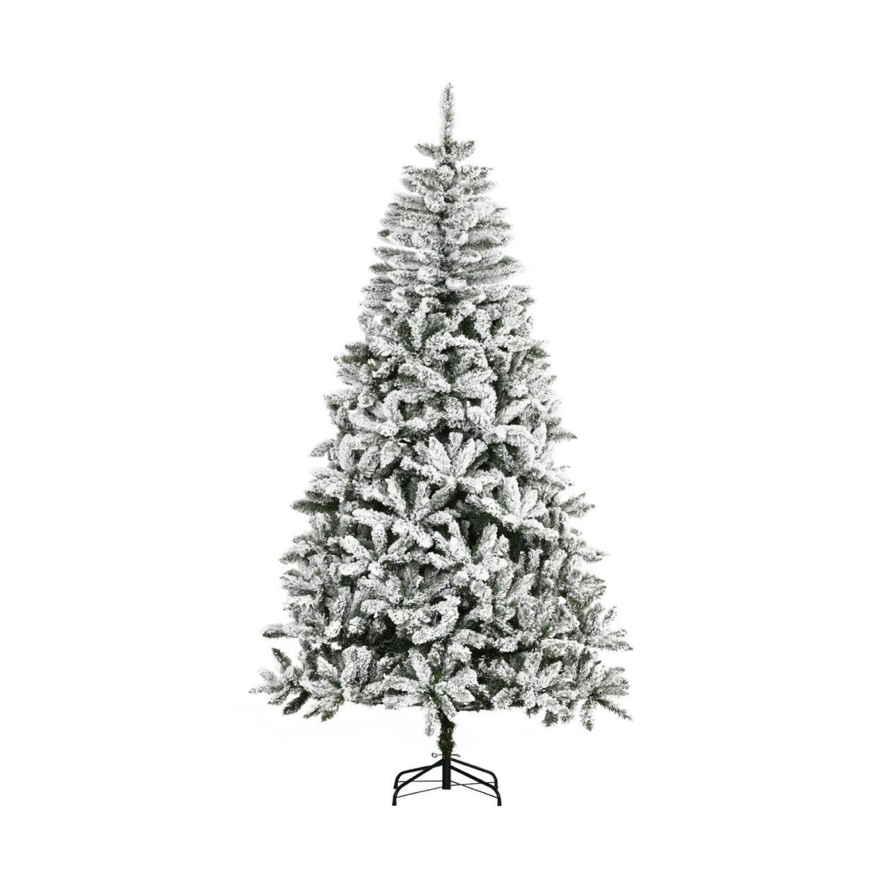 Pino de Navidad Nevado 1.80 m con 800 Ramas Decoración