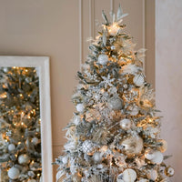 Thumbnail for Pino de Navidad Nevado 2.10 m con 1000 Ramas Decoración