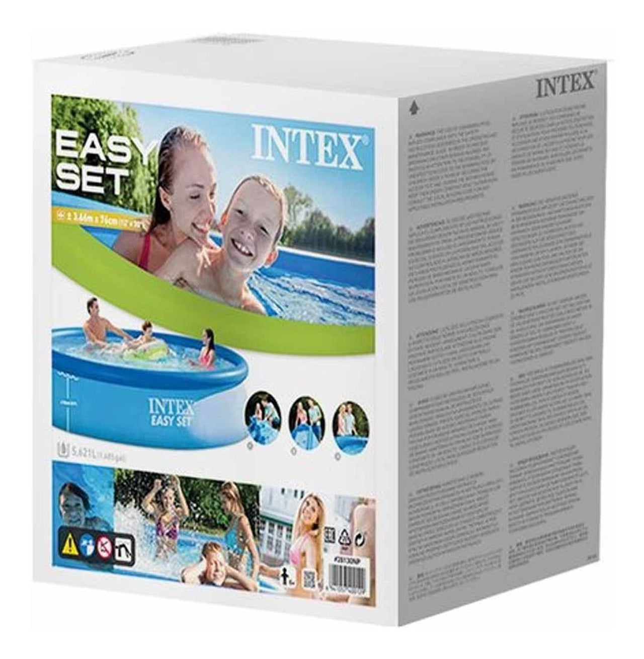 Piscina Alberca Hogar Inflable Easy Set 366 X 76 Cm Intex