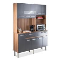 Thumbnail for Rack Alacena de Cocina de Madera con 10 Puertas 2 Cajones