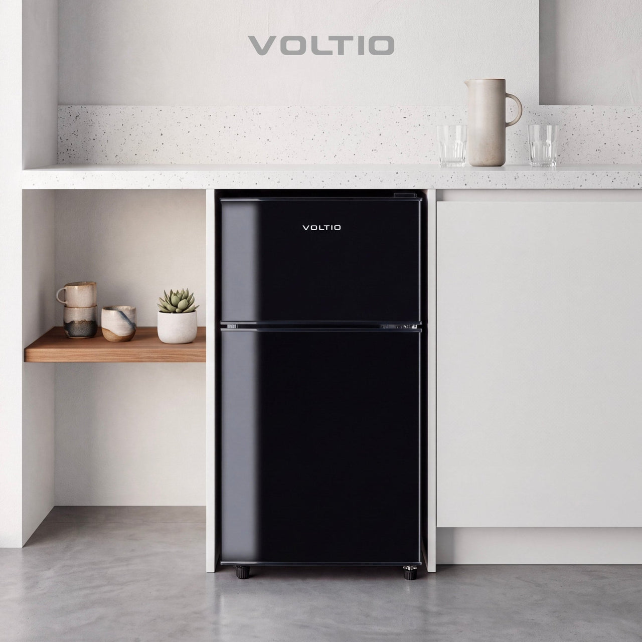 Refrigerador Frigobar 85 L 3 Pies Doble Puerta Congelador