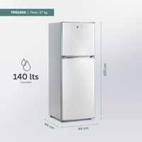 Thumbnail for Refrigerador Frigobar con Congelador 140 L 5 Pies 2 Puertas