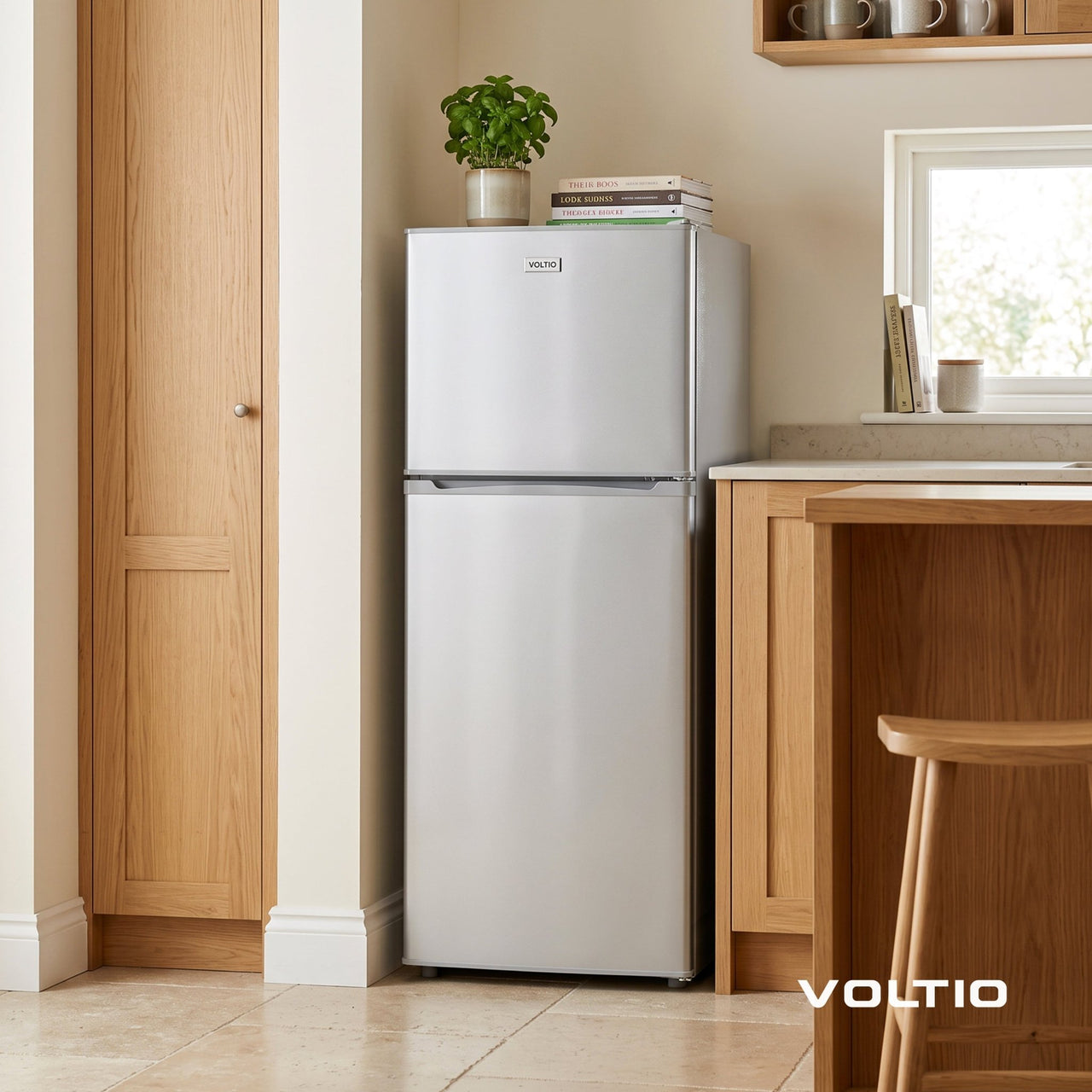 Refrigerador Frigobar con Congelador 140 L 5 Pies 2 Puertas