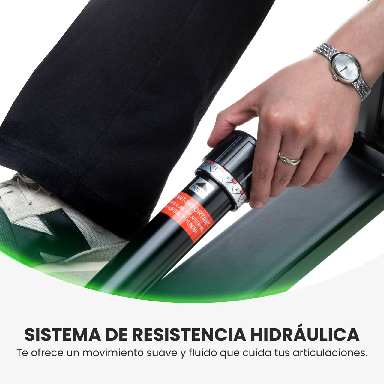 Remadora Hidráulica Plegable 12 Niveles Con Monitor Digital
