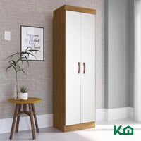 Thumbnail for Ropero Closet Armario de Madera 2 Puertas y 5 Entrepaños