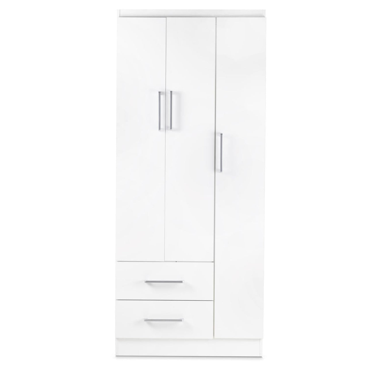 Ropero Closet Armario Ropa de Madera 3 Puertas y 2 Cajones