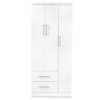 Thumbnail for Ropero Closet Armario Ropa de Madera 3 Puertas y 2 Cajones