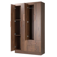 Thumbnail for Ropero Closet Armario Ropa de Madera 4 Puertas y 2 Cajones