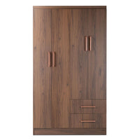 Thumbnail for Ropero Closet Armario Ropa de Madera 4 Puertas y 2 Cajones