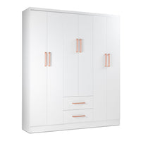 Thumbnail for Ropero Closet Armario Ropa de Madera 6 Puertas y 2 Cajones