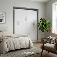 Thumbnail for Ropero Closet Armario Ropa de Madera 6 Puertas y 2 Cajones