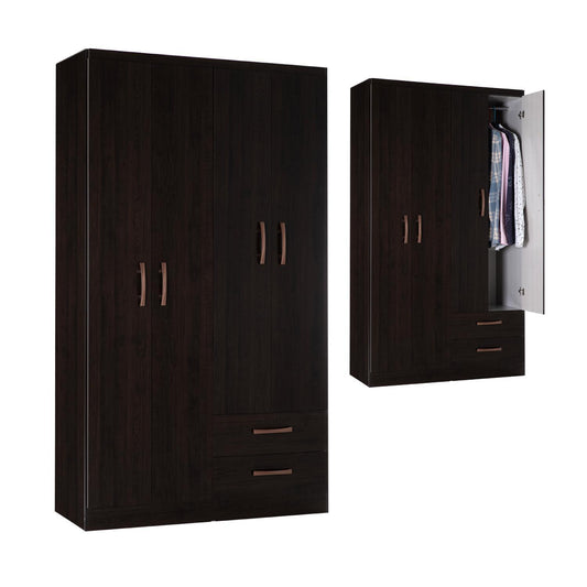 Ropero Guardaropa Armario Moderno Con 4 Puertas Y 2 CajonesDRESMULTI4 - CAO