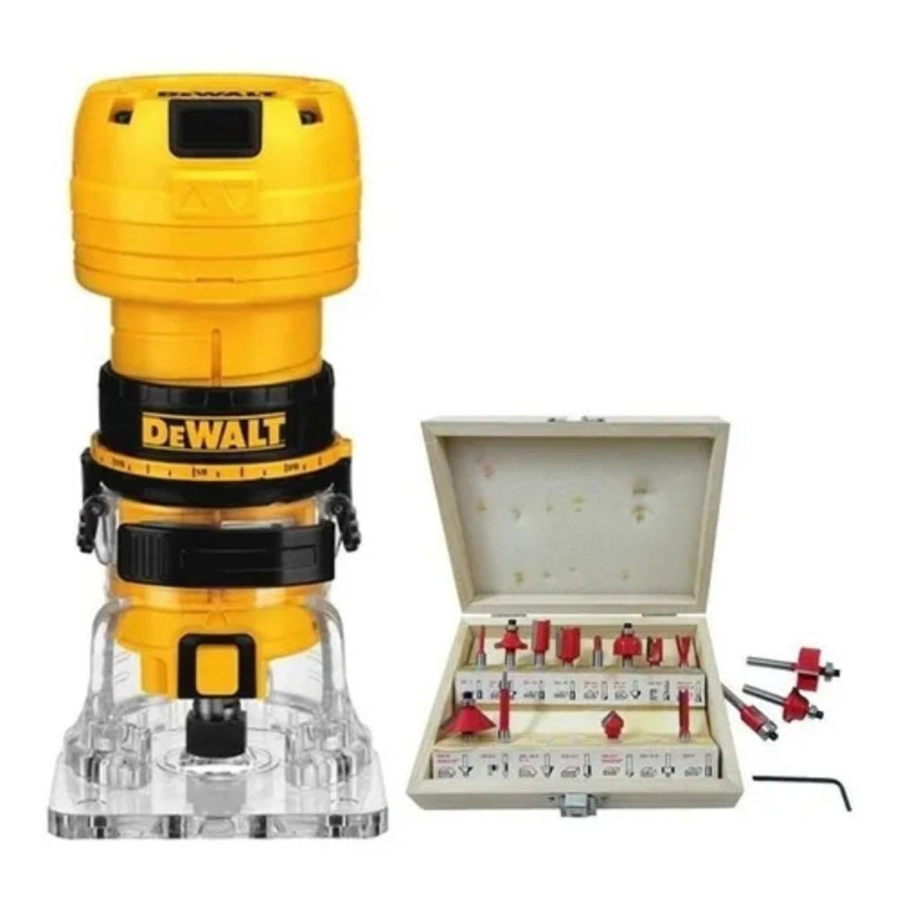 Router Recortadora De Chapas+juego De 15 Brocas 1/4  Obi