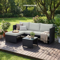 Thumbnail for Sala de Mimbre para Exteriores y Jardín Esquina Derecha