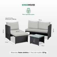 Thumbnail for Sala de Mimbre para Exteriores y Jardín Esquina Derecha