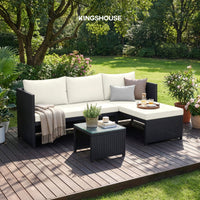 Thumbnail for Sala de Mimbre para Exteriores y Jardín Esquina Izquierda