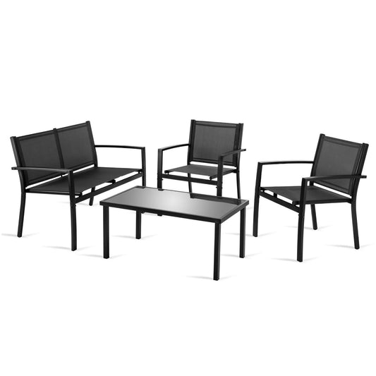 Sala Exterior Para Jardín Mesa Sillón Greenhouse 4 PzasLIVGREEN4 - NEG