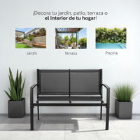 Thumbnail for Sala Exterior para Jardin Textileno Sillas Sillon Mesa 4Pzas