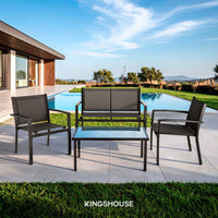 Thumbnail for Sala Exterior para Jardin Textileno Sillas Sillon Mesa 4Pzas