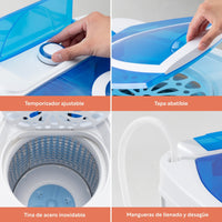 Thumbnail for Secadora Centrífuga Eléctrica 6.5 kg Acero Inoxidable