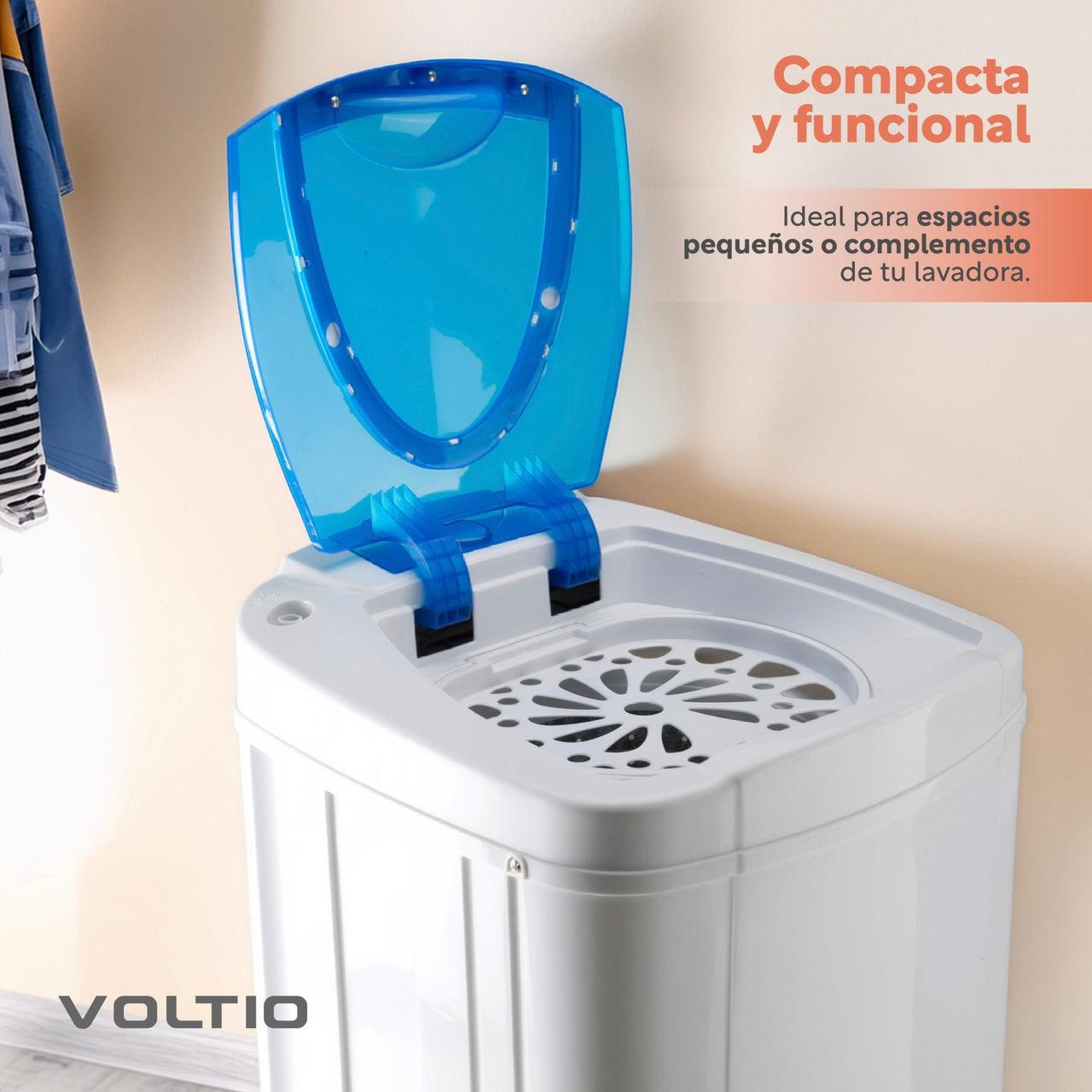 Secadora Centrífuga Eléctrica 6.5 kg Acero Inoxidable