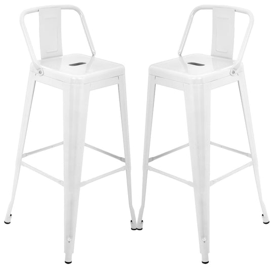 Set De 2 Sillas Banco Alto Respaldo Tipo Tolix Vintage HogarTOLIXKIT#2 - BA2BLA