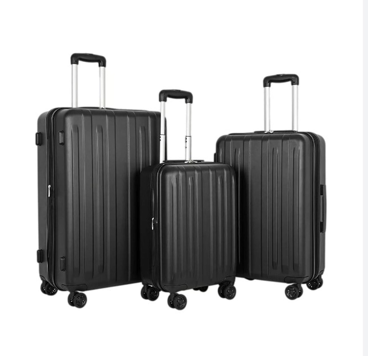 Set de 3 Maletas Rigídas ABS Negro