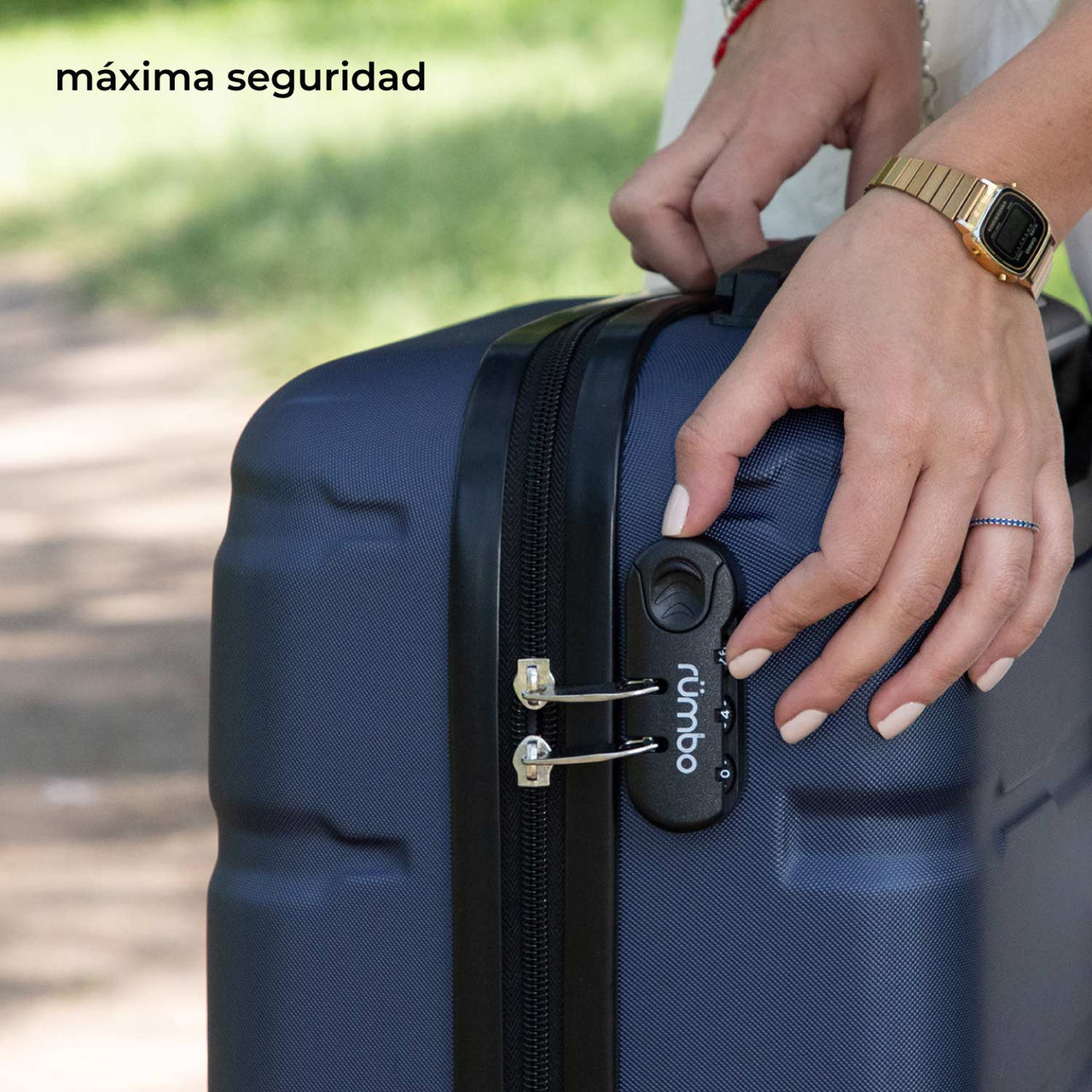 Set de 4 Maletas Rígidas con Ruedas Carry On 10 kg, 20 kg