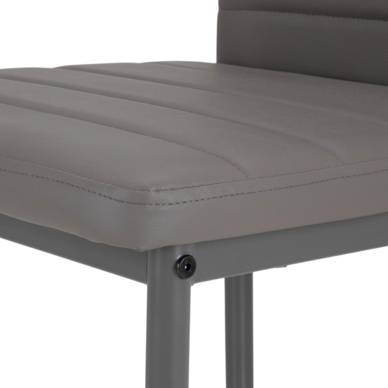 Set de Comedor Moderno Con 4 Sillas y Mesa de Vidrio