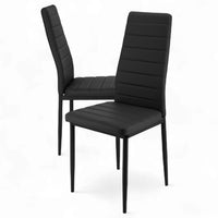 Thumbnail for Set de Comedor Moderno Con 4 Sillas y Mesa de Vidrio