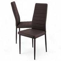 Thumbnail for Set de Comedor Moderno Con 4 Sillas y Mesa de Vidrio