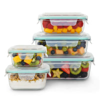 Thumbnail for Set De Contenedores Hermeticos Recipiente De Vidrio 5pzas